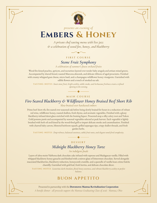 Embers & Honey (Jun 27th, 2026) (6p-8p)
