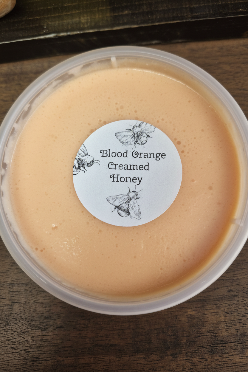 Blood Orange Creamed Honey